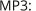 MP3: